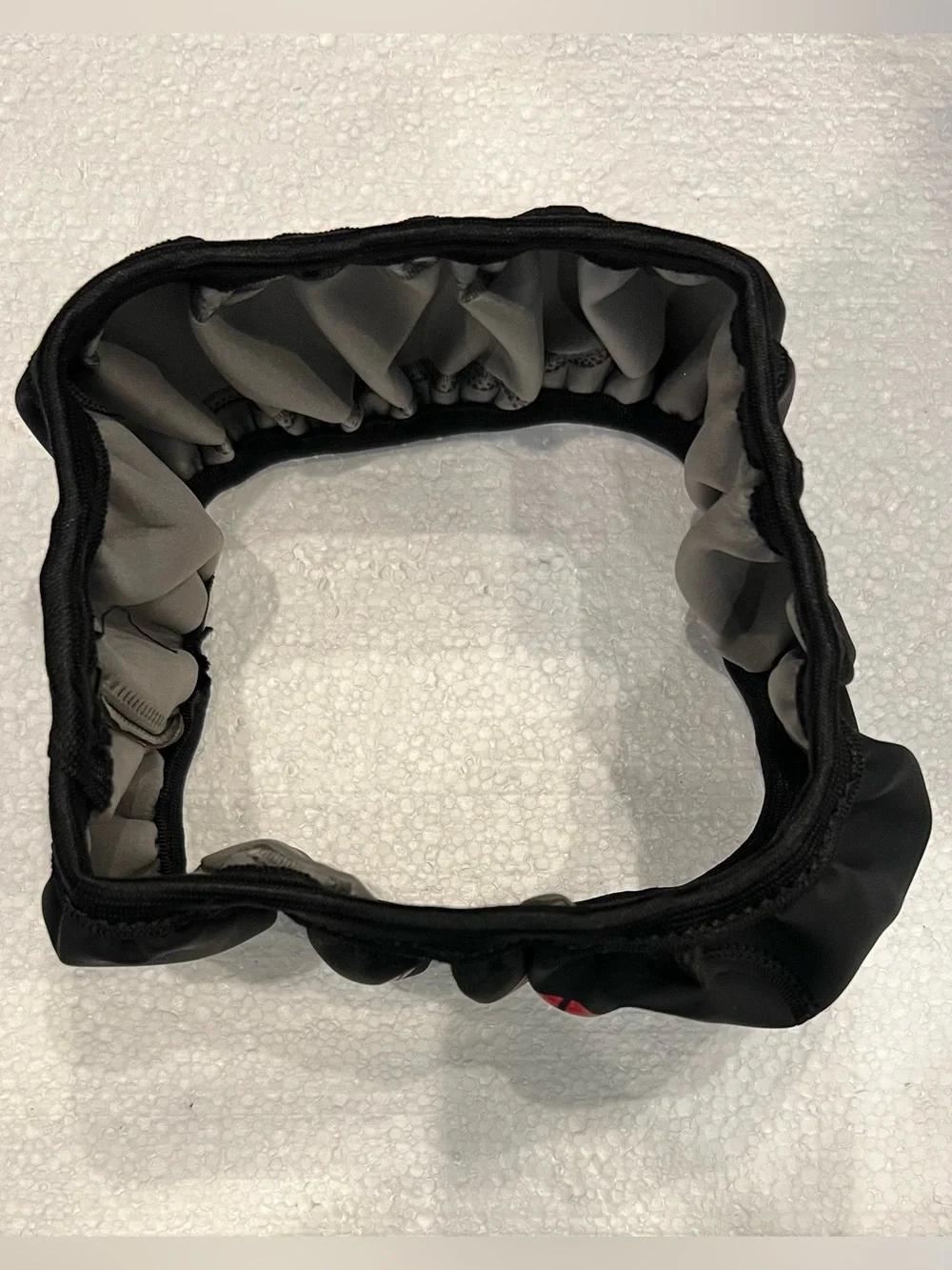 TESLA Black & Red Steering Wheel Cover